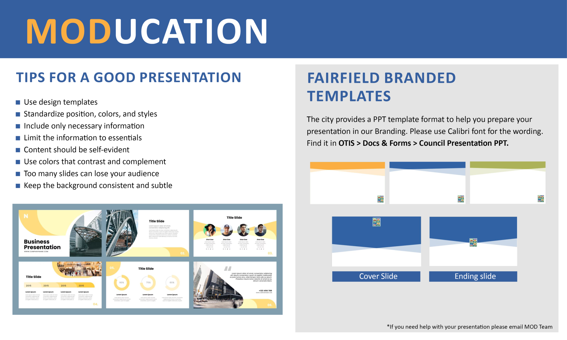 MODUCATION._Tips_for_a_good_presentation