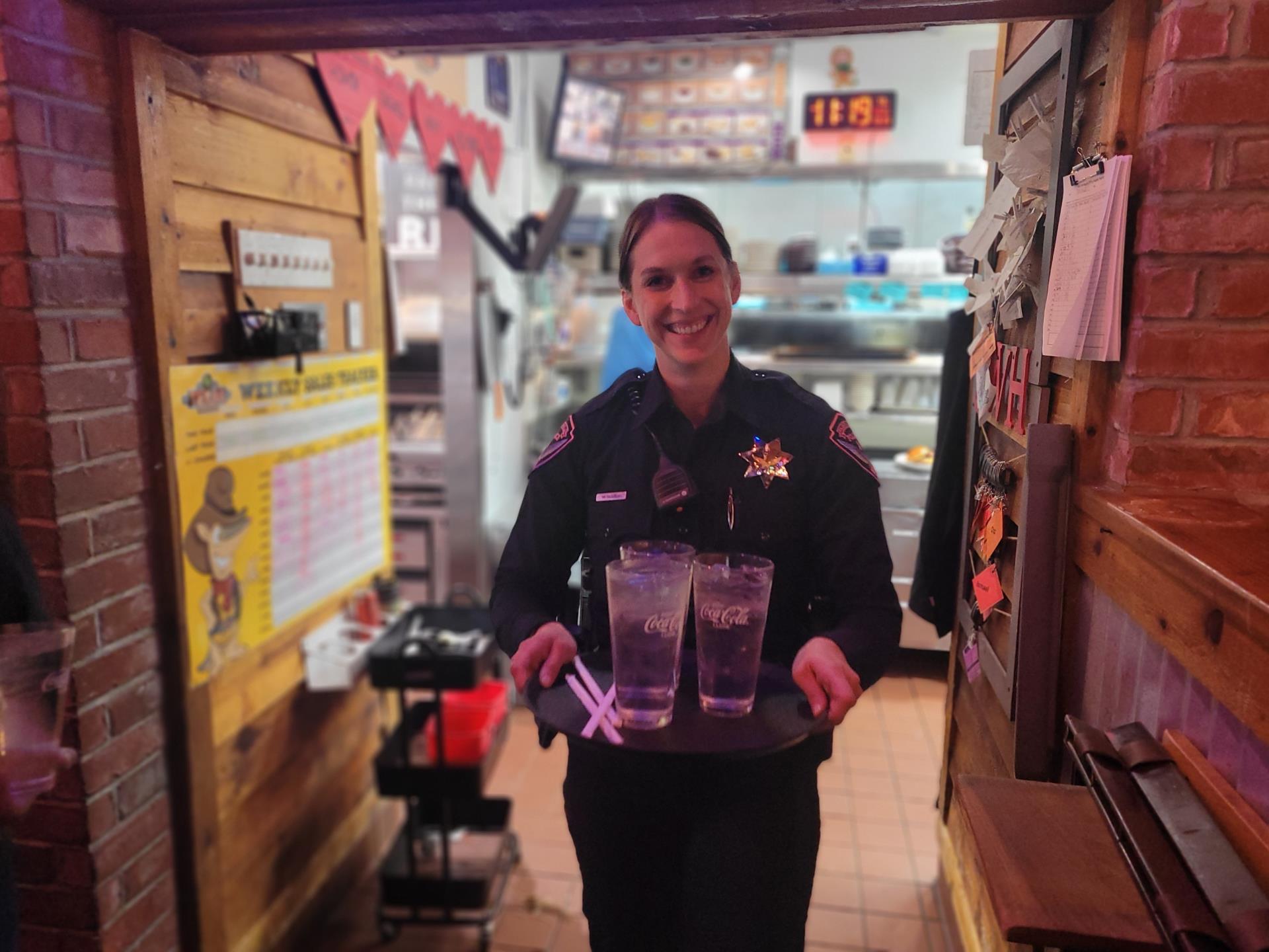 Officer at Tip-A-Cop