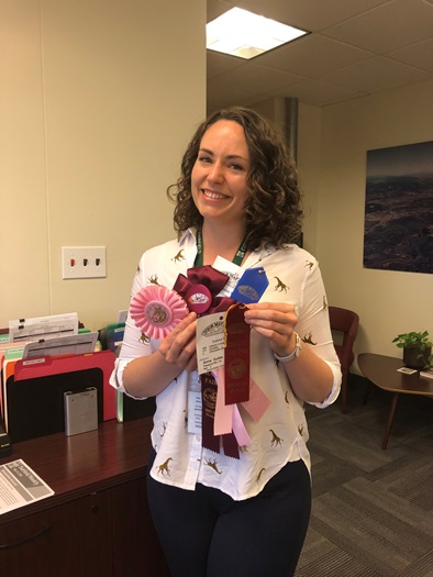 Anna Guiles Dixon May Fair ribbons 2024