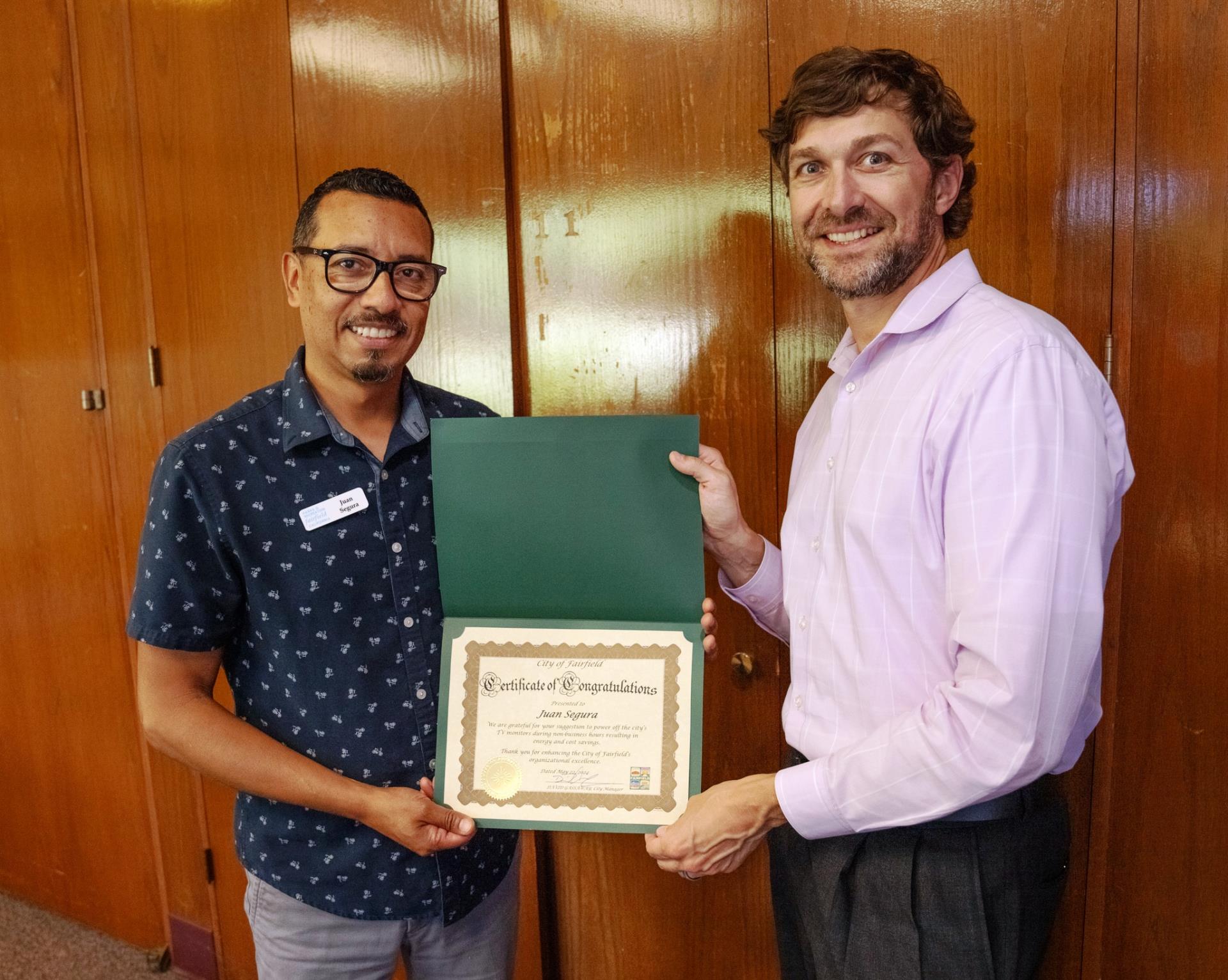 Win Wednesday Juan Segura Parks and Rec 5-22-2024